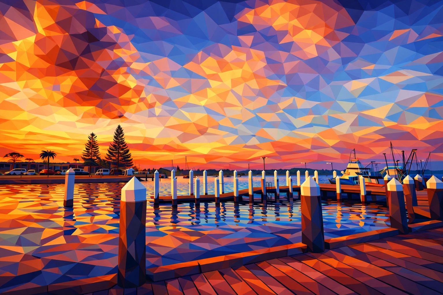 Fish Co-Op Sunset